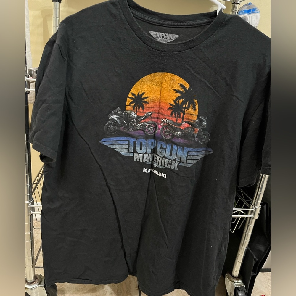 TOPGUN Maverick XL t shirt from Kawasaki